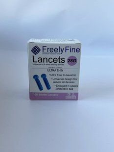 Ланцети Freely Fine 28 G ( універсальні ) 100 шт. 1410439114 фото