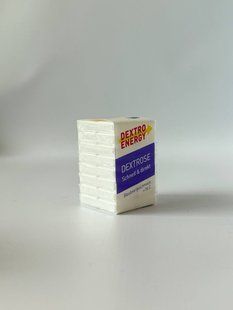 Декстроза Dextro Traubenzucker Blaubeere, з виноградним цукром та вітаміном С, смак чорниці, 46г 1925331028 фото