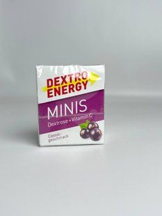 Декстроза Dextro Energy Traubenzucker Johannisbeere декстроза зі смаком смородини та Вітаміном С,50г 1925360926 фото