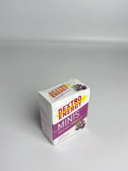 Декстроза Dextro Energy Traubenzucker Johannisbeere декстроза со вкусом смородины и витамином С,50г 1925360926 фото