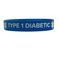 Силіконовий ID-браслет TYPE 1 DIABETIC дитячий 2552545599 фото