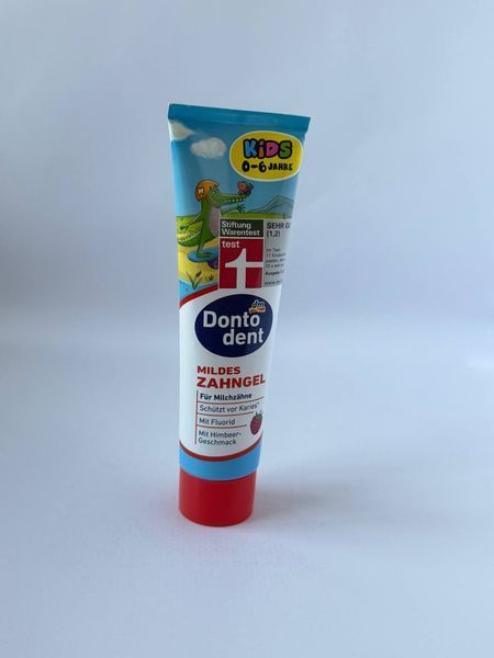 Зубная детская паста Dontodent Kids от 0 до 6 лет, 100 мл 74145696325 фото