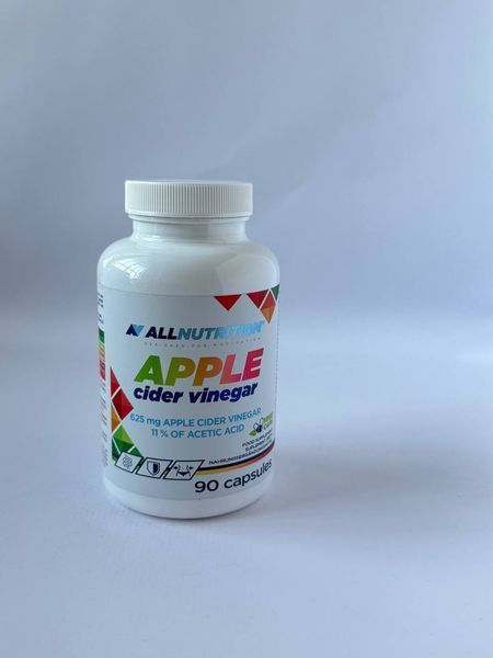 Яблучний оцет, Дієтична добавка, Allnutrition, 90 капсул 36548596 фото