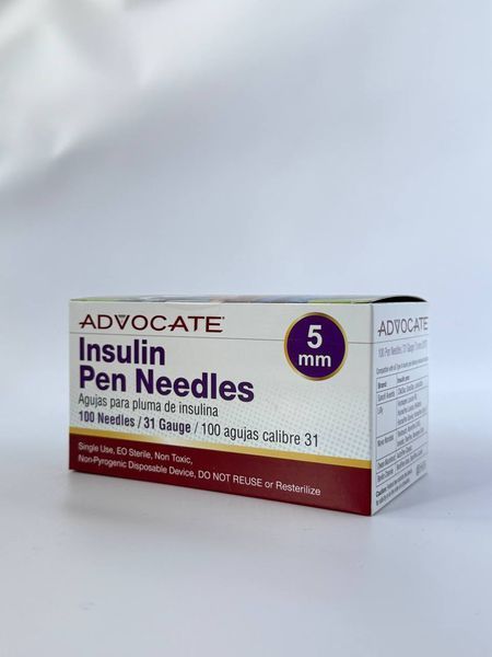Голки інсулінові Адвокат ADVOCATE Pen Needles 31G/5мм, 100 шт 2559135437 фото