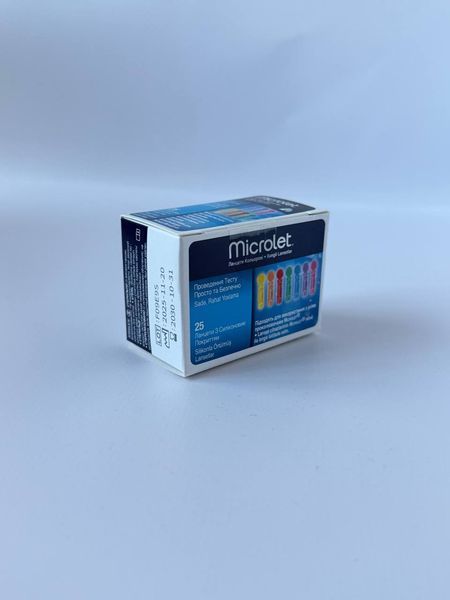 Ланцети універсальні Microlet (Микролет) Сontour Plus, 25 шт. 1271324417 фото
