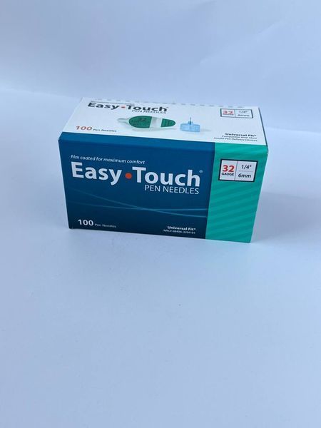 Інсулінові голки Easy Touch 6 мм/32G для шприц-ручки 85296374296 фото