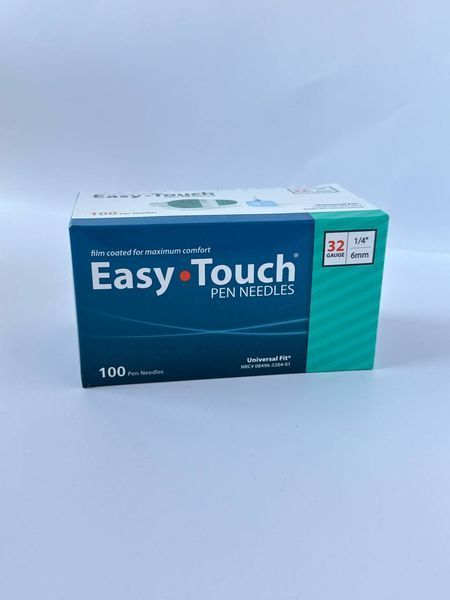 Інсулінові голки Easy Touch 6 мм/32G для шприц-ручки 85296374296 фото