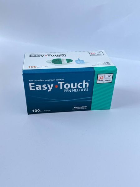 Інсулінові голки Easy Touch 6 мм/32G для шприц-ручки 85296374296 фото