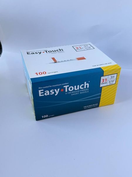 Инсулиновые шприцы Easy Touch 0,3 мл (8 мм) U-100 (31G), 10 шт 63584967862 фото