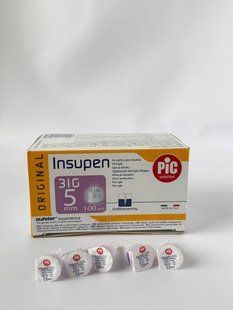 Голки Insupen (Інсупен) 31G/5 мм для шприц-ручки ПОШТУЧНО 1446521300 фото