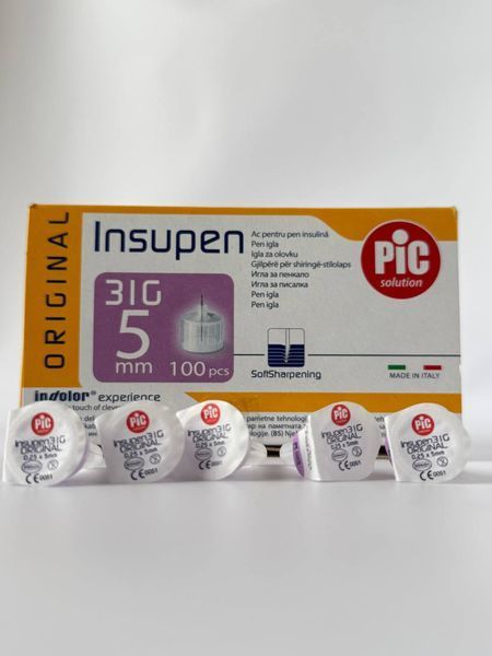 Иглы Insupen (Инсупен) 31G/5 мм для шприц-ручки ПОШТУЧНО 1446521300 фото