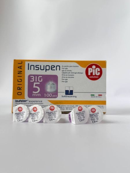 Иглы Insupen (Инсупен) 31G/5 мм для шприц-ручки ПОШТУЧНО 1446521300 фото
