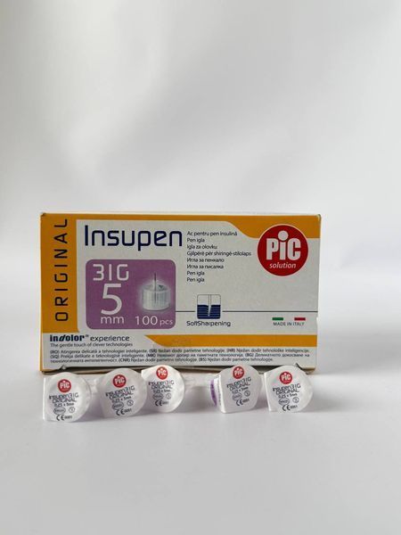 Иглы Insupen (Инсупен) 31G/5 мм для шприц-ручки ПОШТУЧНО 1446521300 фото