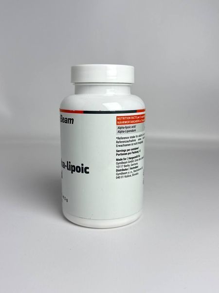 Альфа-липоевая кислота (Alpha-Lipoic Acid), Спортивная добавка, GymBeam, 90 капсул 96854263968 фото