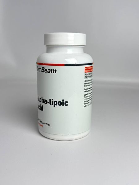 Альфа-липоевая кислота (Alpha-Lipoic Acid), Спортивная добавка, GymBeam, 90 капсул 96854263968 фото