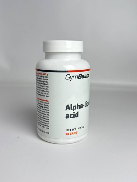 Альфа-липоевая кислота (Alpha-Lipoic Acid), Спортивная добавка, GymBeam, 90 капсул 96854263968 фото