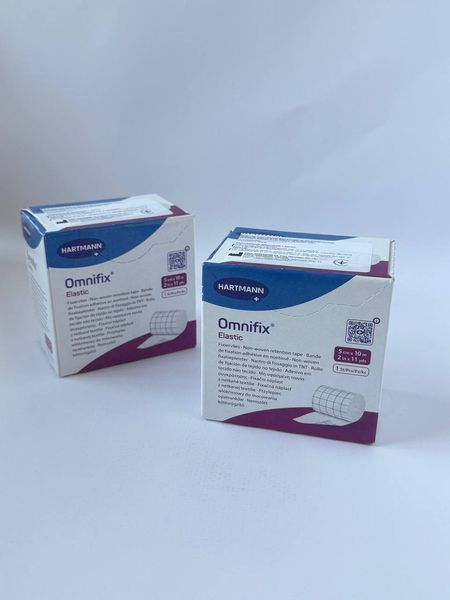 Пластир еластичний фіксуючий Omnifix Elastic 5 см х 10 м на нетканій основі 1630518105 фото
