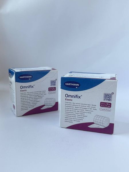 Пластир еластичний фіксуючий Omnifix Elastic 5 см х 10 м на нетканій основі 1630518105 фото