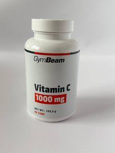 Вітамін С 1000 мг, Дієтична добавка, GymBeam, 90 таблеток 9638529685 фото