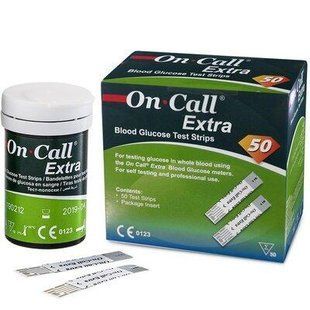 Тест-смужки On Call Extra (Он Колл Экстра) 50 шт 1454776752 фото