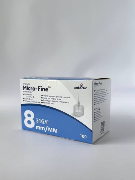 Иглы BD Micro-Fine Plus (Биди Микро-файн) 31G/8 мм 100 шт 1222713999 фото
