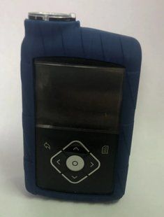 Силиконовый чехол (скин) синий для инсулиновой помпы MiniMed 640G Medtronic 1357833436 фото