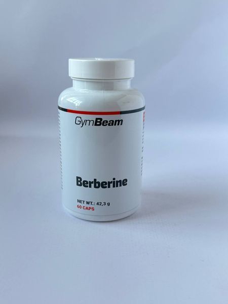 Растительная биологически активная добавка Берберин GymBeam, 60 капсул 2618287785 фото