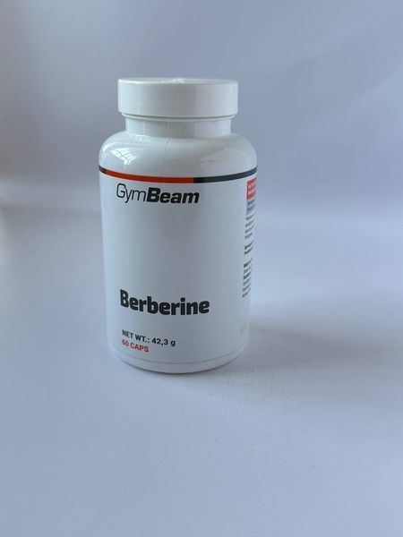 Растительная биологически активная добавка Берберин GymBeam, 60 капсул 2618287785 фото