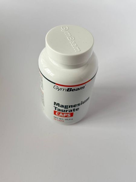 Магній Таурат,  Magnesium Taurate Дієтична добавка, GymBeam, 90 капсул 9873458 фото