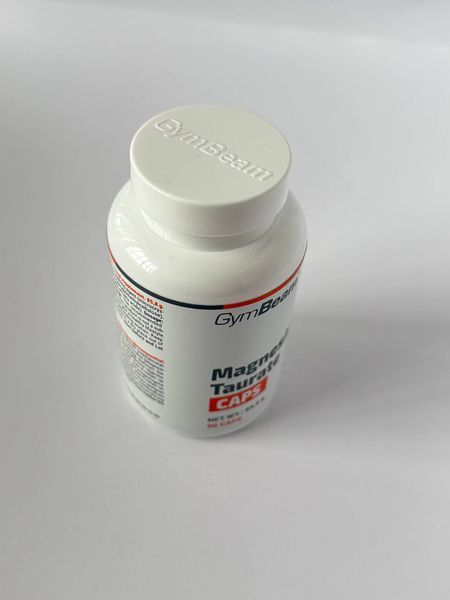Магній Таурат,  Magnesium Taurate Дієтична добавка, GymBeam, 90 капсул 9873458 фото