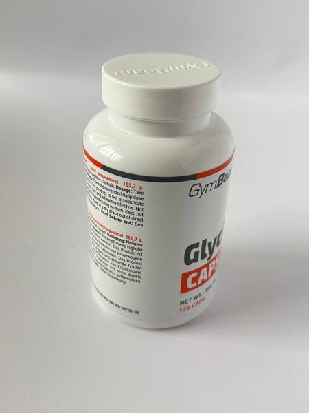 Гліцин 750 мг, Дієтична добвка, GymBeam, 120 капсул 65498666 фото