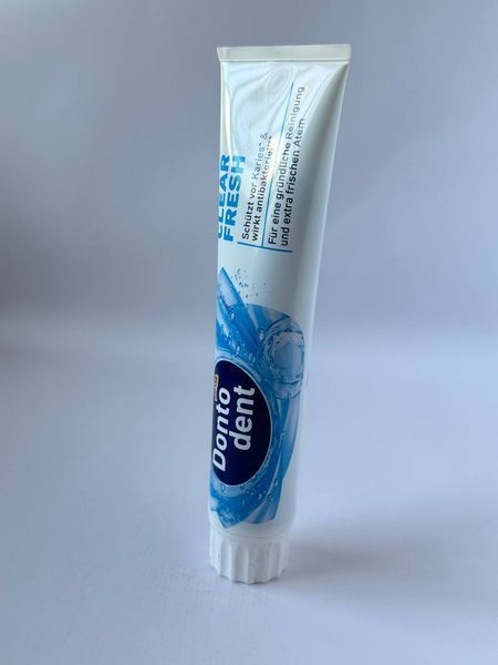 Антибактеріальна Зубна паста Dontodent Clear Fresh, 125 мл 2373375497 фото
