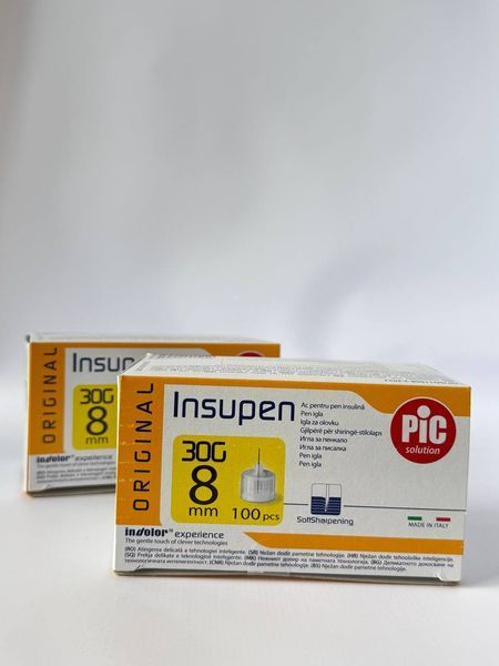 Иглы Insupen (Инсупен) 30G/8 мм для шприц-ручки 1218226774 фото