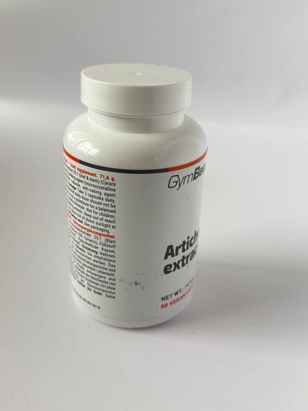 Экстракт артишока, Диетическая добавка, GymBeam, 90 капсул 8764568 фото