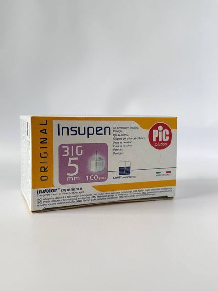 Голки Insupen (Інсупен) 31G/5 мм для шприц-ручки 1218229563 фото