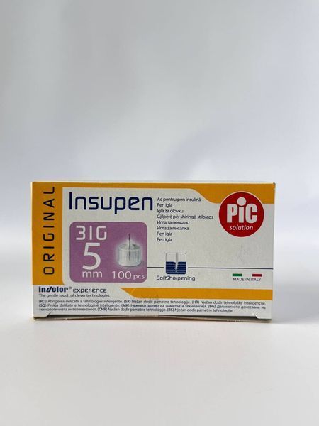 Голки Insupen (Інсупен) 31G/5 мм для шприц-ручки 1218229563 фото