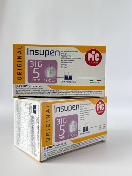 Голки Insupen (Інсупен) 31G/5 мм для шприц-ручки 1218229563 фото