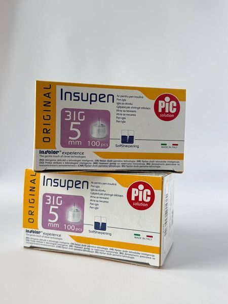 Голки Insupen (Інсупен) 31G/5 мм для шприц-ручки 1218229563 фото