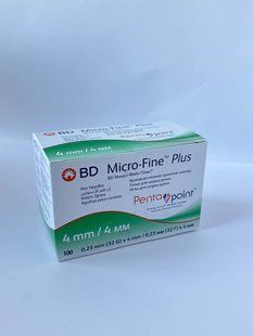 Голки BD Micro-Fine Plus ( БД Мікро-файн) 32G/4 мм 100 шт. 1380327875 фото