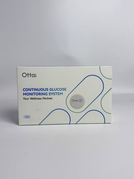 Сенсор Оттаі Ottai для цілодобового моніторингу рівня цукру Отаі на 15 днів з AI-додатком 969689856 фото