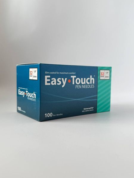 Інсулінові голки Easy Touch 4 мм/32G для шприц-ручки 2694006549 фото