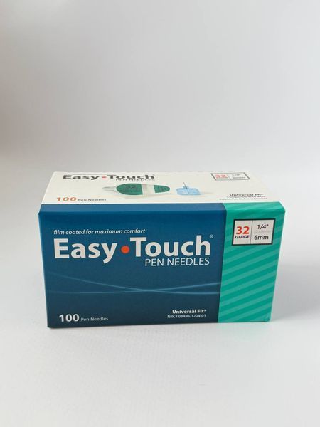 Інсулінові голки Easy Touch 4 мм/32G для шприц-ручки 2694006549 фото