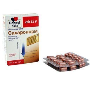 Сахаронорм Doppelherz&reg; Aktiv (Доппельгерц Актив), 30 шт. 1214288721 фото