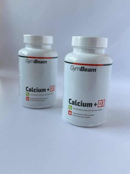 Кальцій вітамін Д3 GymBeam Calcium + D3, 120 табл 2127206950 фото