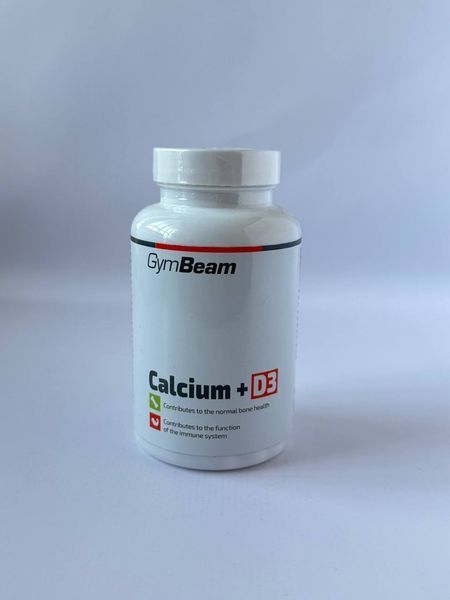 Кальцій вітамін Д3 GymBeam Calcium + D3, 120 табл 2127206950 фото