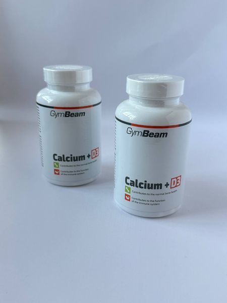 Кальцій вітамін Д3 GymBeam Calcium + D3, 120 табл 2127206950 фото