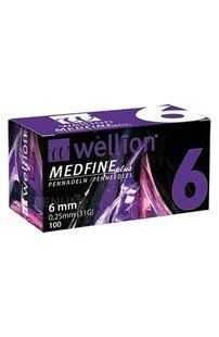 Голки Wellion (Веллион) 31G для шприц-ручок 6 мм Wellion 100 шт. 1235593984 фото