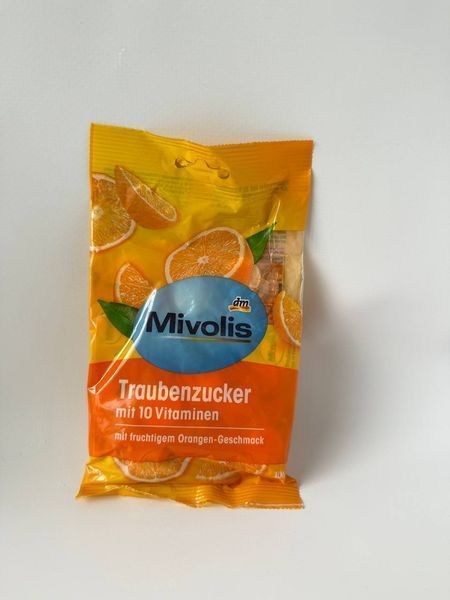 Декстроза Mivolis Traubenzucker mit 10 Vitaminen, 100 г (30шт) 1583564983 фото