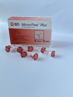 Голки BD Micro-Fine Plus ( БіДі Мікро-файн) 31G/6 мм, ПОШТУЧНО 1393991134 фото